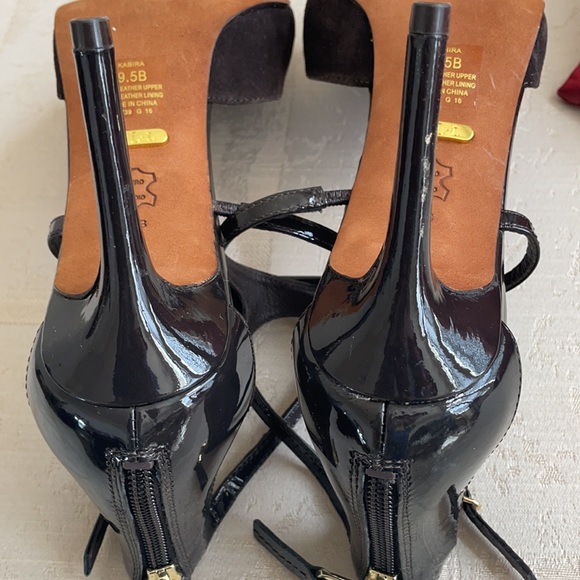 Ralph Lauren suede and patent heels - Picture 4 of 5